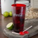 Carlisle 20 oz Ruby Textured Coca Cola® Plastic Tumbler (52203550) thumbnail 6