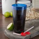 Carlisle 20 oz Royal Blue Textured Plastic Tumbler (522047) thumbnail 5