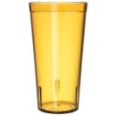 Carlisle 20 oz Amber Textured Plastic Tumbler (522013) thumbnail 3