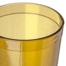 Carlisle 20 oz Amber Textured Plastic Tumbler (522013) thumbnail 4