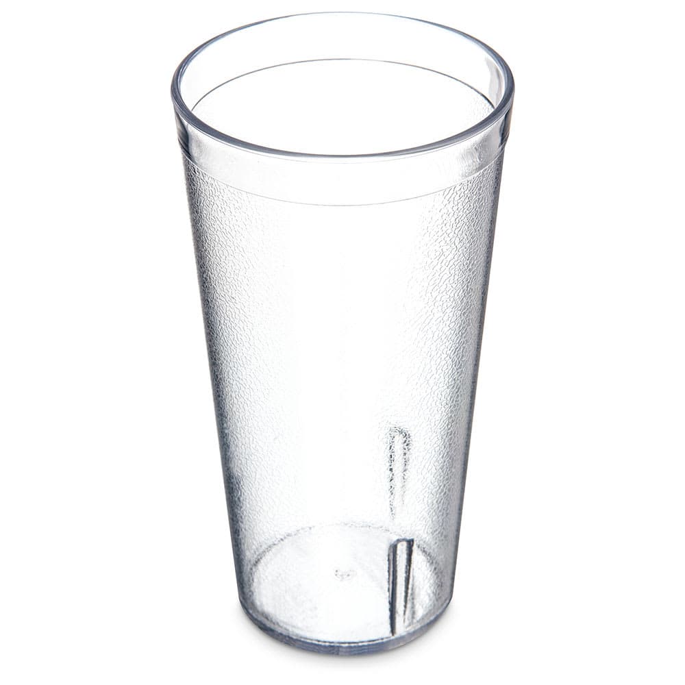 Carlisle 20 oz Clear Textured Plastic Tumbler (522007)