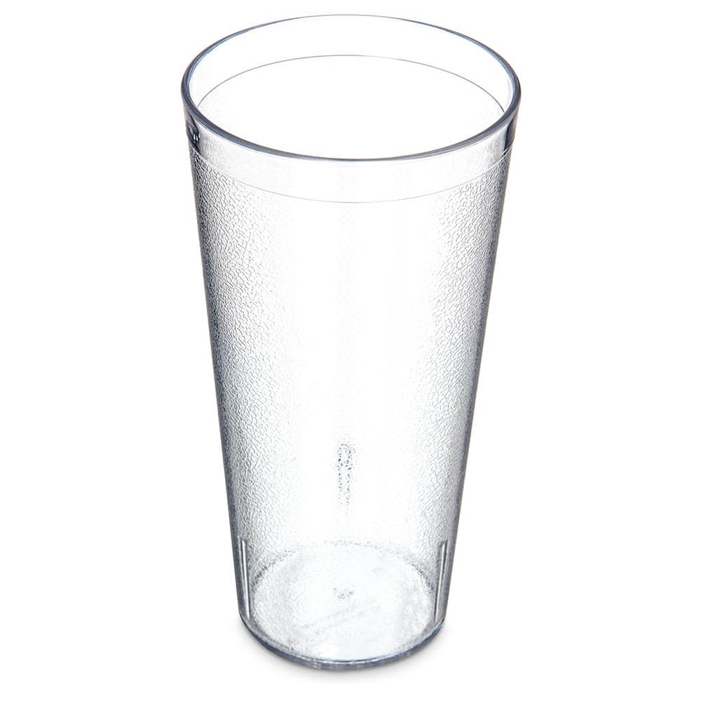 Carlisle 24 oz Clear Textured Plastic Tumbler (522407)