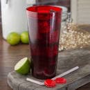 Carlisle 24 oz Ruby Textured Plastic Tumbler (522410) thumbnail 5