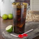 Carlisle 24 oz Amber Textured Plastic Tumbler (522413) thumbnail 5