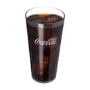 Carlisle 24 oz Clear Textured Coca Cola® Plastic Tumbler (52243550G) thumbnail 3