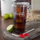 Carlisle 24 oz Clear Textured Coca Cola® Plastic Tumbler (52243550G) thumbnail 5