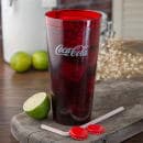 Carlisle 24 oz Ruby Textured Coca Cola® Plastic Tumbler (52243550H) thumbnail 4