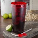 Carlisle 32 oz Ruby Textured Coca Cola® Plastic Tumbler (5232-63550I) thumbnail 6