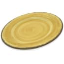 Carlisle 11" Round Melamine Dinner Plate, Amber (5400113) thumbnail 2