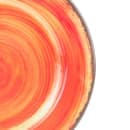 Carlisle 11" Round Melamine Dinner Plate, Fireball (5400152) thumbnail 3