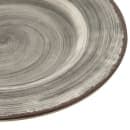 Carlisle 9" Round Melamine Salad Plate, Smoke Gray (5400218) thumbnail 3
