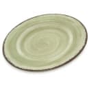 Carlisle 9" Round Melamine Salad Plate, Jade (5400246) thumbnail 2