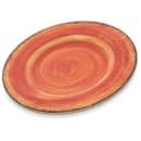 Carlisle 9" Round Melamine Salad Plate, Fireball (5400252) thumbnail 2