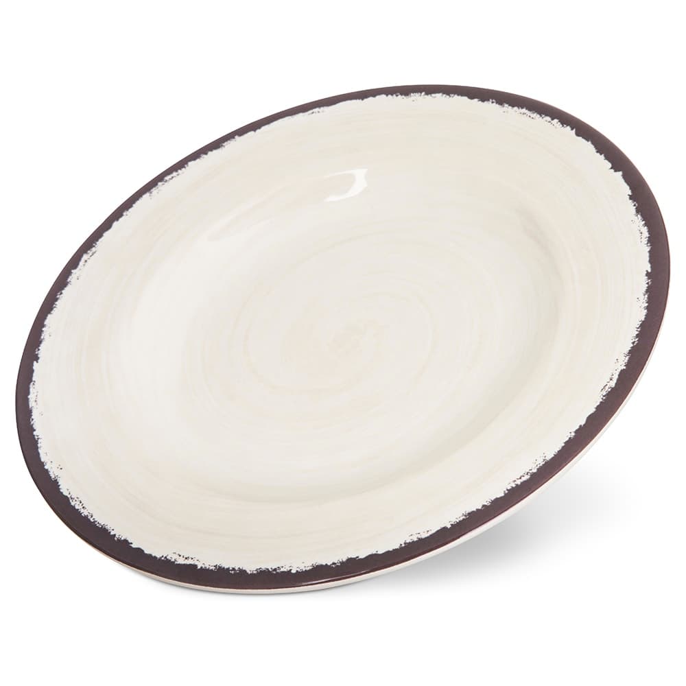 Carlisle 9" Round Melamine Salad Plate, Sweet Cream (5400253)