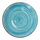 Carlisle 18 1/2 oz Round Melamine Soup Bowl, Aqua (5400315) thumbnail 2