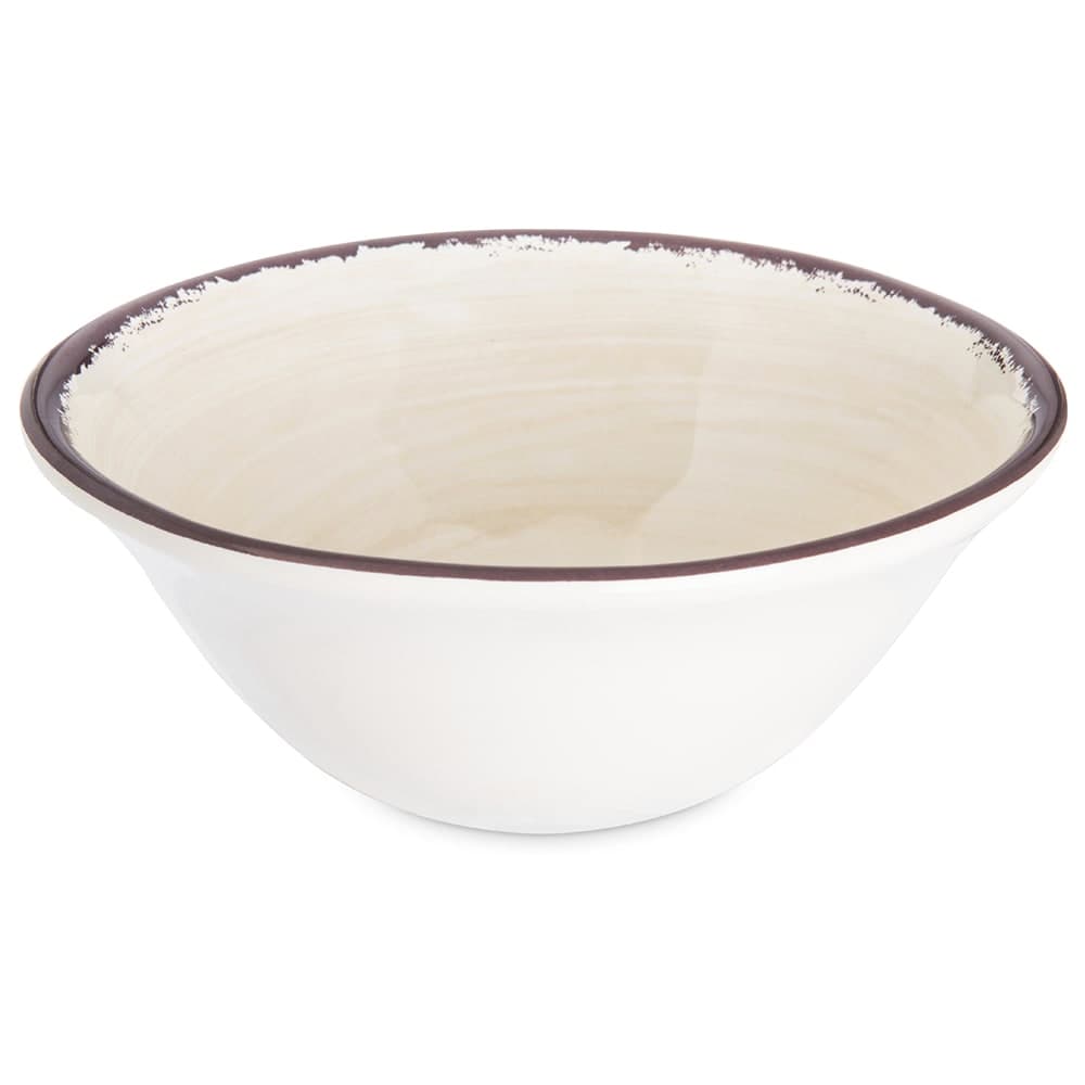 Carlisle 27 oz Melamine Ice Cream Bowl, Sweet Cream (5400453)