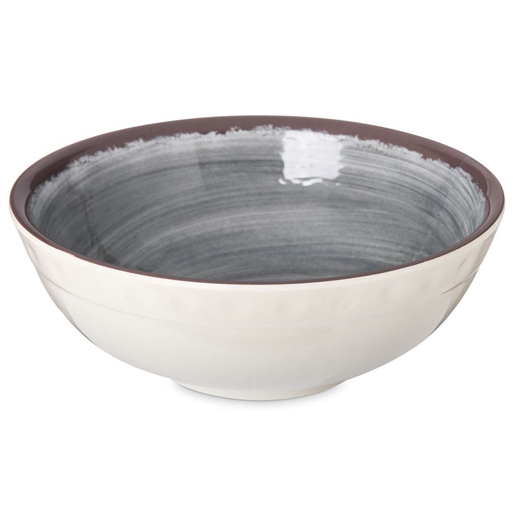Carlisle 17 oz Round Melamine Serving Bowl, Gray (5400518)