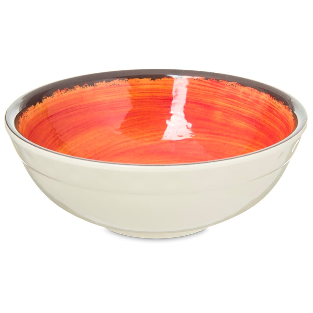 Carlisle 17 oz Round Melamine Serving Bowl, Fire Ball (5400552)