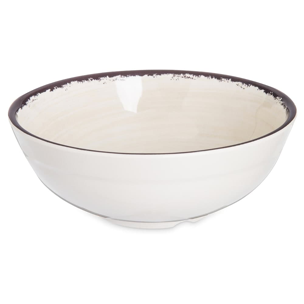 Carlisle 17 oz Round Melamine Serving Bowl, Sweet Cream (5400553)