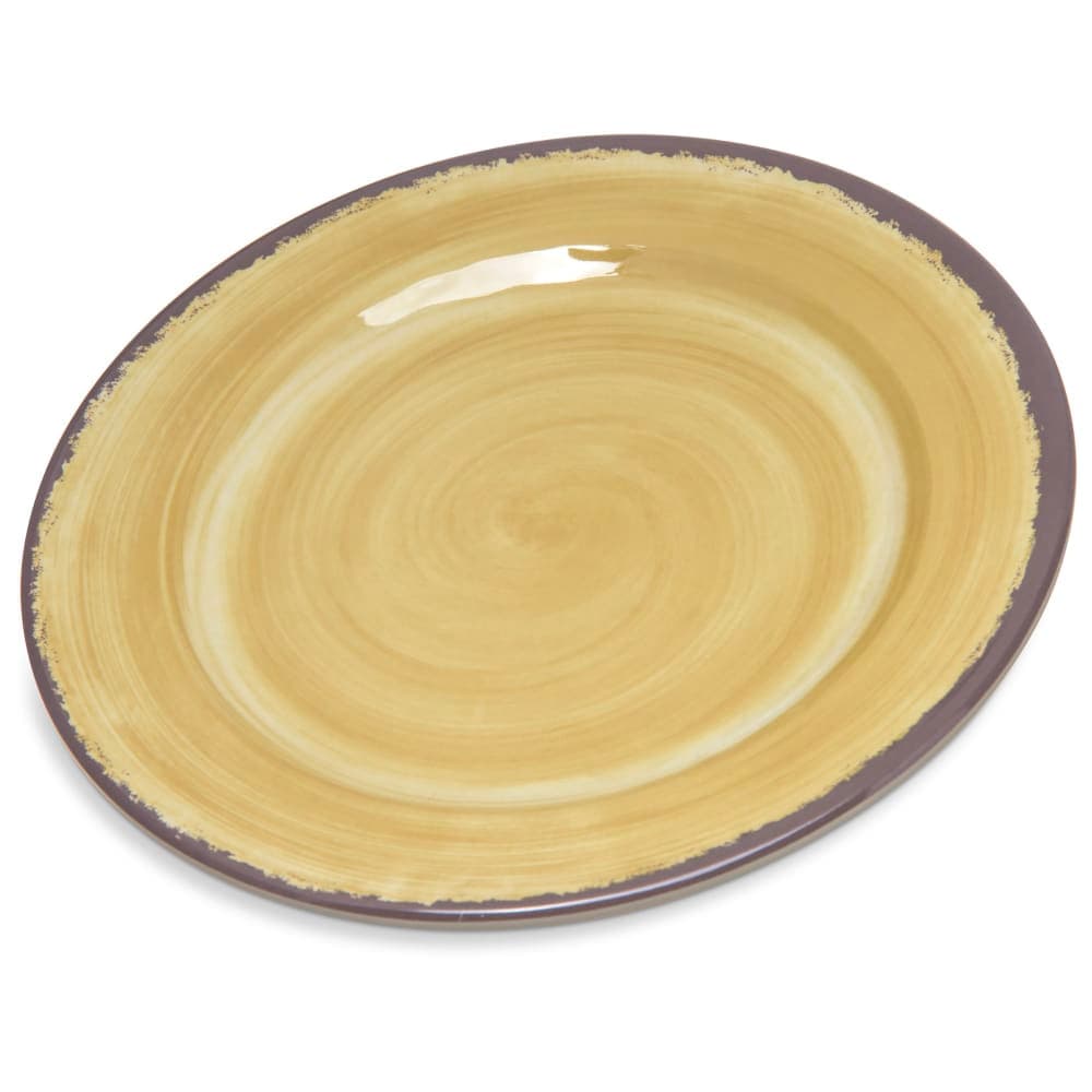 Carlisle 7" Round Melamine Bread & Butter Plate, Amber (5400713)