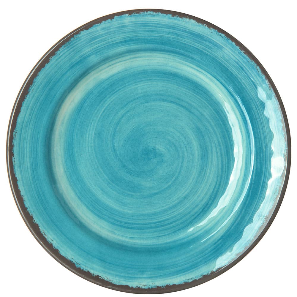 Carlisle 7" Round Melamine Bread & Butter Plate, Aqua (5400715)