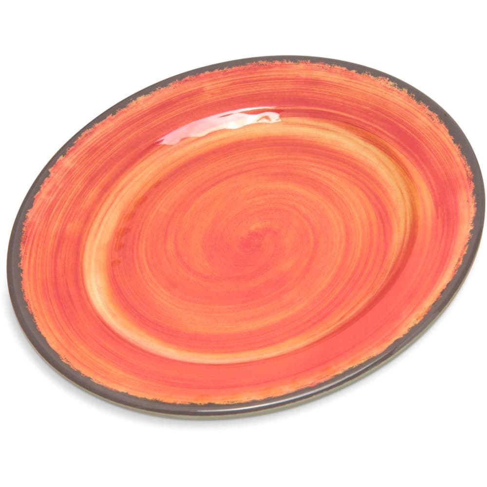 Carlisle 7" Round Melamine Bread & Butter Plate, Fire Ball (5400752)