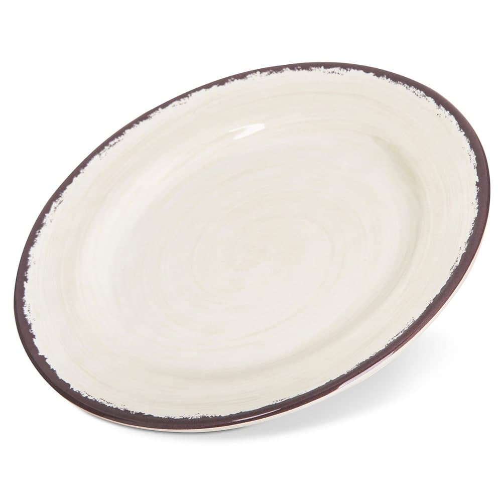 Carlisle 7" Round Melamine Bread & Butter Plate, Sweet Cream (5400753)