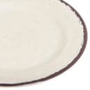 Carlisle 7" Round Melamine Bread & Butter Plate, Sweet Cream (5400753) thumbnail 4