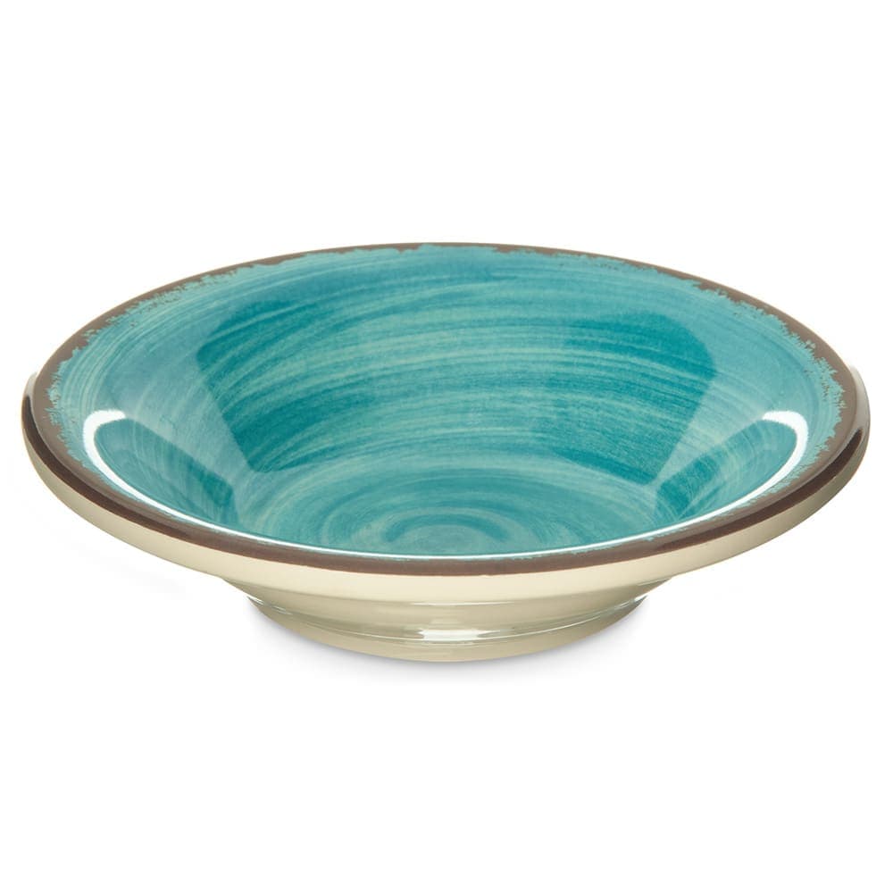 Carlisle 4 1/2 oz Round Melamine Fruit Bowl, Aqua (5401815)