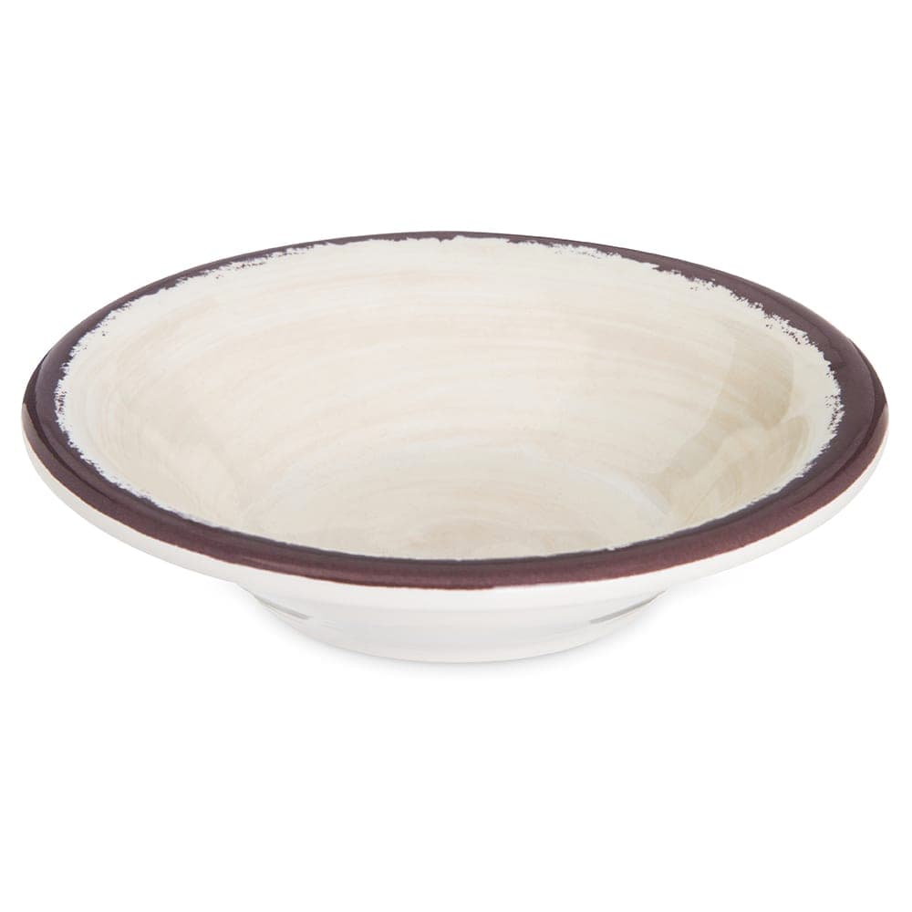 Carlisle 4 1/2 oz Round Melamine Fruit Bowl, Sweet Cream (5401853)