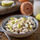 Carlisle 32 oz Round Melamine Cereal Bowl, Smoke Gray (5401918) thumbnail 5