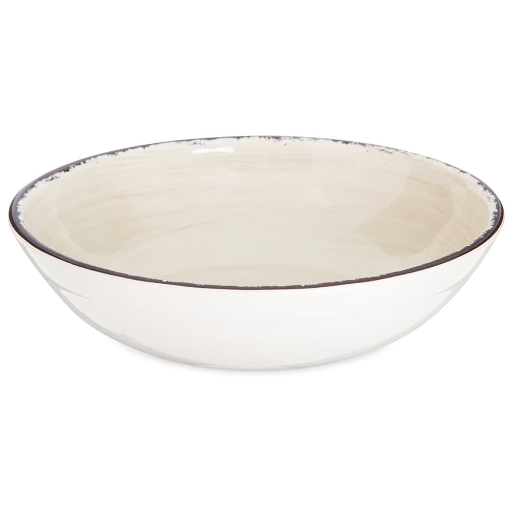 Carlisle 32 oz Round Melamine Cereal Bowl, Sweet Cream (5401953)