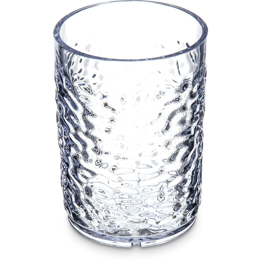 Carlisle 5 oz Clear Pebbled Plastic Tumbler (550507)