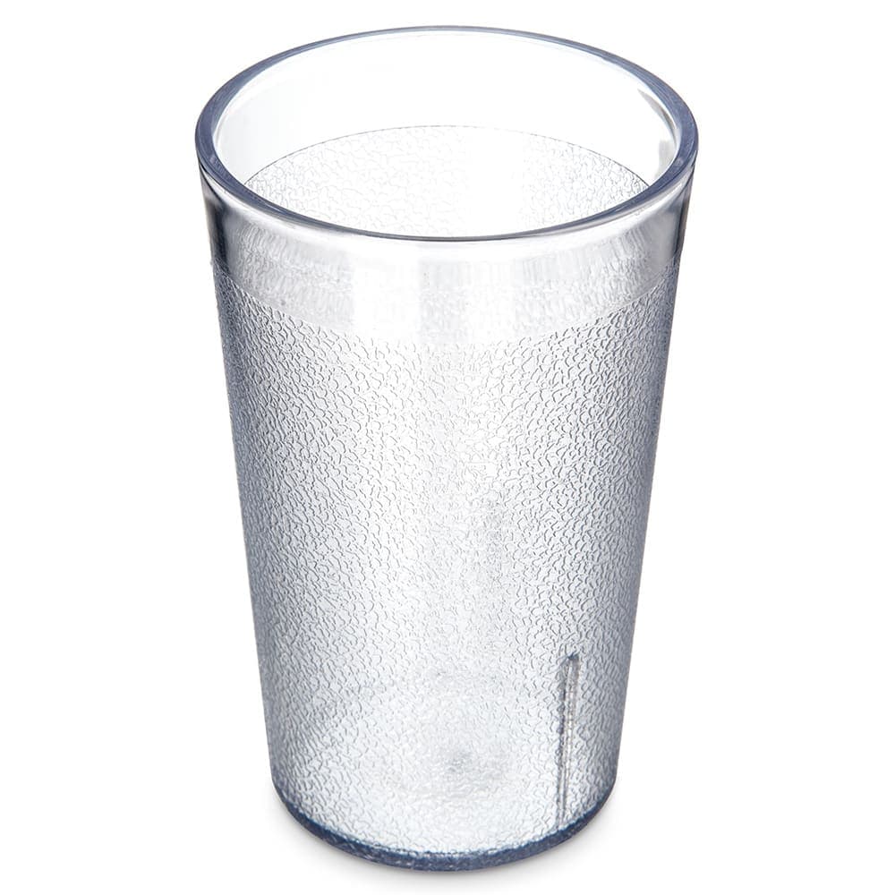 Carlisle 9 1/2 oz Clear Textured Plastic Tumbler (5506-207)