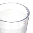 Carlisle 9 1/2 oz Clear Textured Plastic Tumbler (5506-207) thumbnail 3