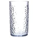 Carlisle 8 oz Clear Pebbled Plastic Tumbler (550807) thumbnail 2
