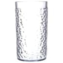 Carlisle 16 oz Clear Pebbled Plastic Tumbler (551707) thumbnail 2