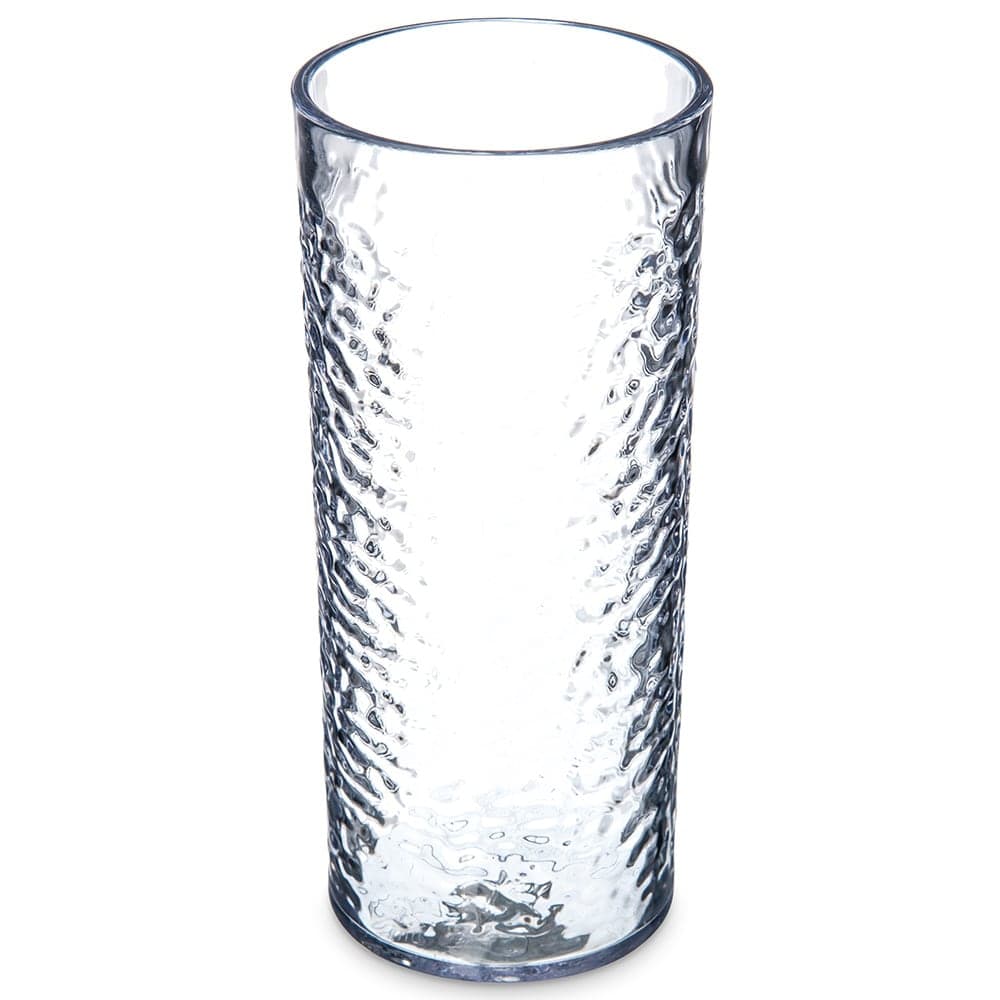 Carlisle 20 oz Clear Pebbled Plastic Tumbler (551907)