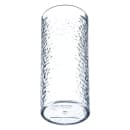Carlisle 20 oz Clear Pebbled Plastic Tumbler (551907) thumbnail 3