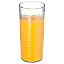 Carlisle 20 oz Clear Pebbled Plastic Tumbler (551907) thumbnail 5