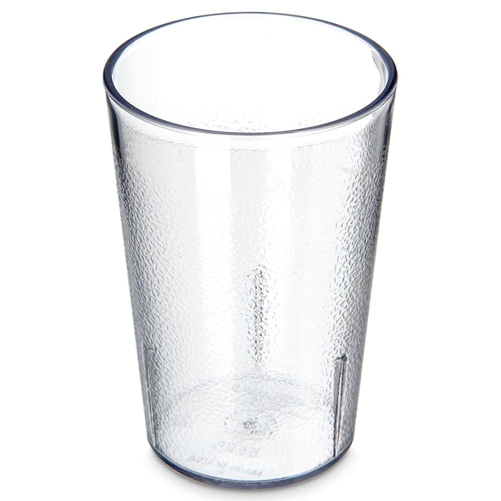 Carlisle 8 oz Clear Textured Plastic Tumbler (552607)