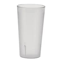 Carlisle 8 oz Clear Textured Plastic Tumbler (552607) thumbnail 7