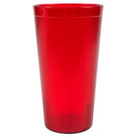 Carlisle 32 oz Ruby Textured Plastic Tumbler (553210) thumbnail 7