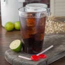 Carlisle 32 oz Clear Textured Plastic Tumbler (553207) thumbnail 5