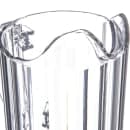 Carlisle 32 oz Plastic Pitcher w/ Fluted Sides, Clear (553607) thumbnail 4