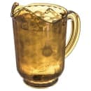 Carlisle 60 oz Plastic Pitcher w/ Thumb Grip, Amber (554013) thumbnail 3