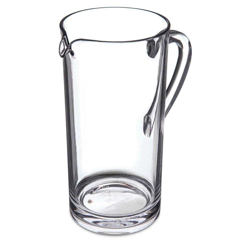 Carlisle 58 oz Plastic Pitcher w/ Straight Sides, Clear (557007)