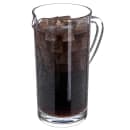 Carlisle 58 oz Plastic Pitcher w/ Straight Sides, Clear (557007) thumbnail 4