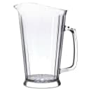 Carlisle 60 oz Plastic Pitcher w/ Thumb Grip, Clear (558707) thumbnail 3