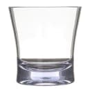 Carlisle 12 oz Alibi Double Old Fashioned Glass - SAN Plastic, Clear (561207) thumbnail 2